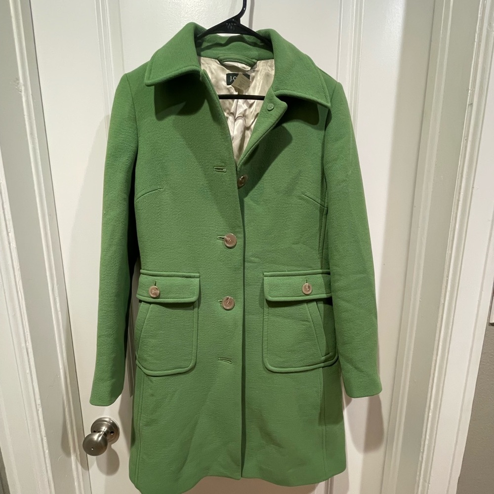 J. Crew mid length pea coat